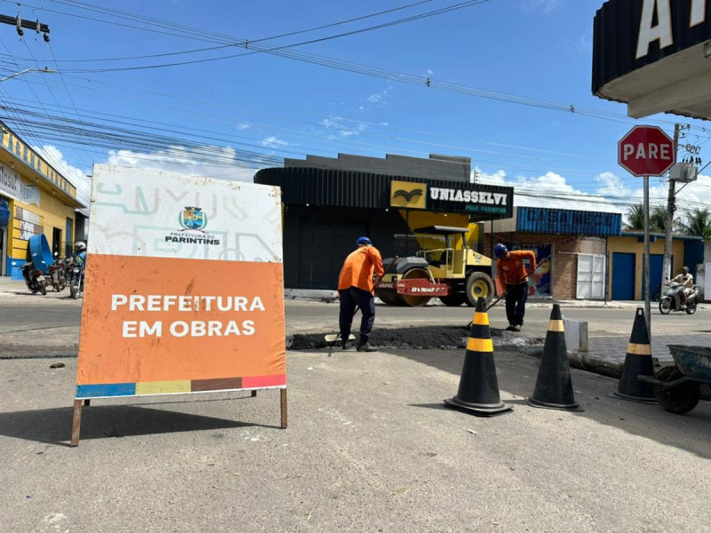 Serviços de infraestrutura garantem mais segurança no trânsito de Parintins