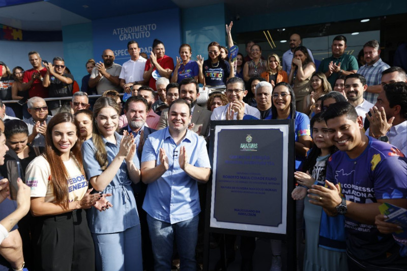 Governador interino Roberto Cidade inaugura Centro de Atenção Integral Juventude TEA, em Manaus