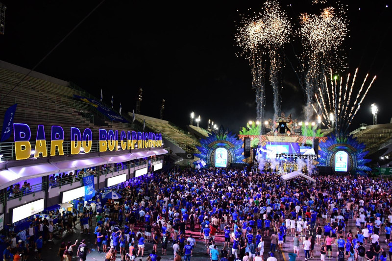 Ensaio dos Bumbás 2026: Bar do Boi Caprichoso leva a força da nação azulada ao  Sambódromo de Manaus