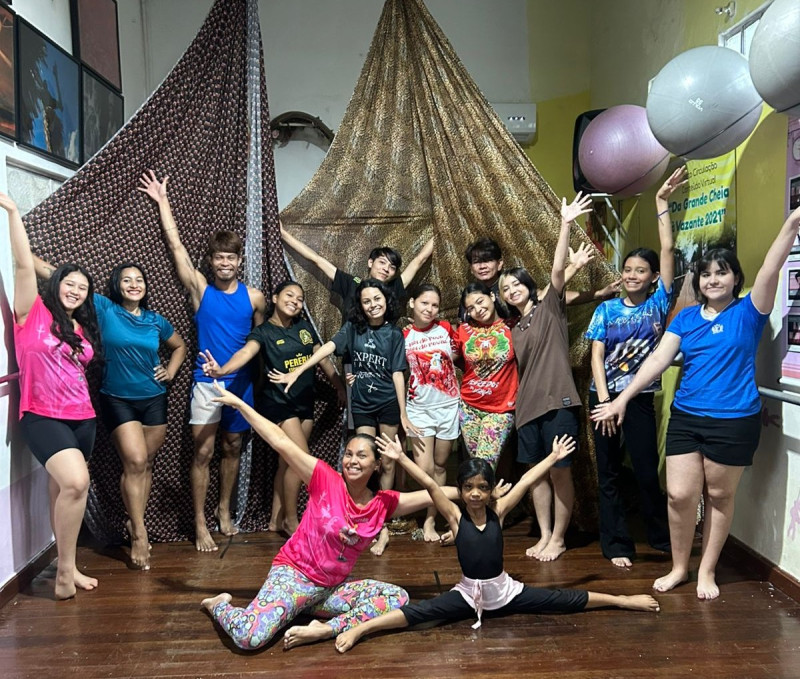 Companhia de Dança Mônica Seffair realiza Oficinas de Tecido Circense e Carimboi