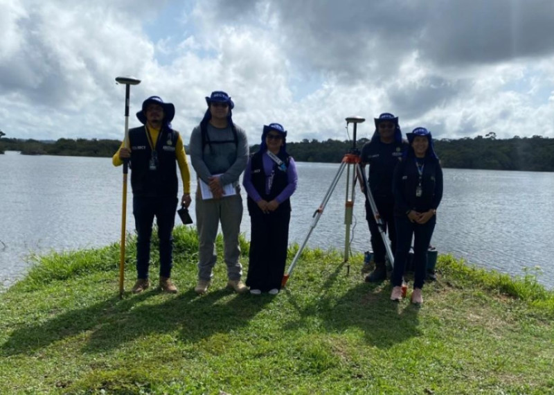 Técnicos da Sect realizam trabalhos de regularização fundiária em Parintins