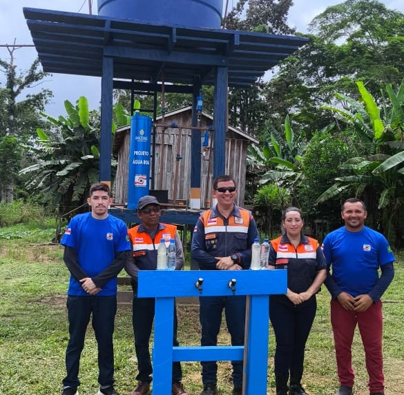 Defesa Civil do Amazonas capacita agentes e instala purificadores de água em comunidades de Boa Vista do Ramos