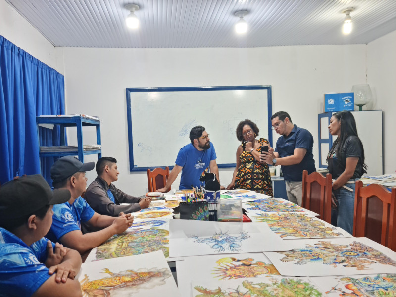 Boi Caprichoso recebe secretária do MinC e fortalece articulação por políticas culturais