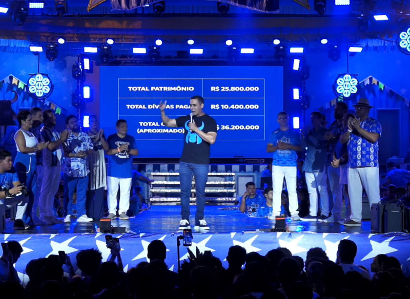 Caprichoso apresenta crescimento patrimonial durante lançamento do álbum