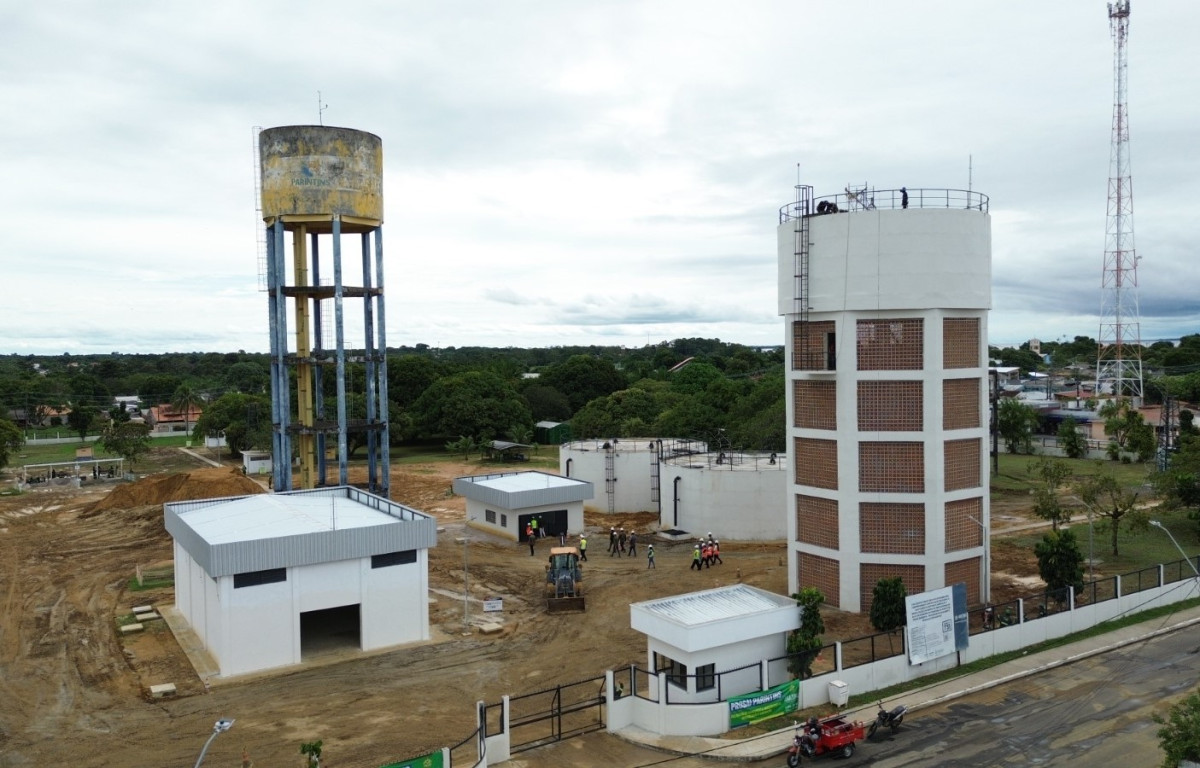 Prosai Parintins: Novo sistema de abastecimento de água entra em fase de testes