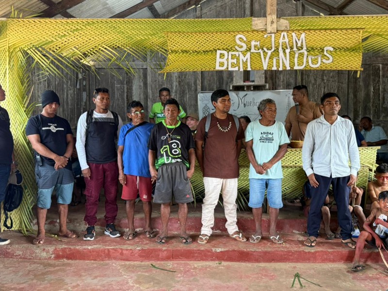 Em ação itinerante, Idam leva assistência técnica e emissão de documentos rurais a agricultores indígenas de Maués