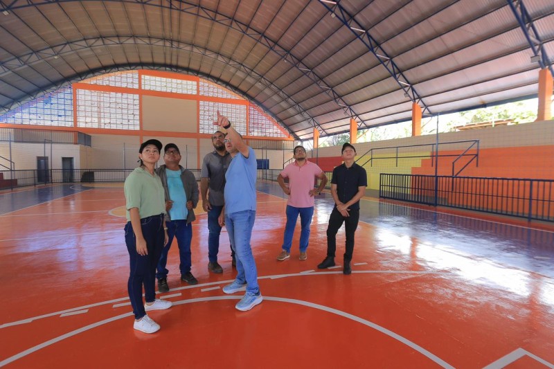 Prefeitura finaliza obra do Ginásio da Vila Amazônia que integra o Complexo da Cidade da Criança