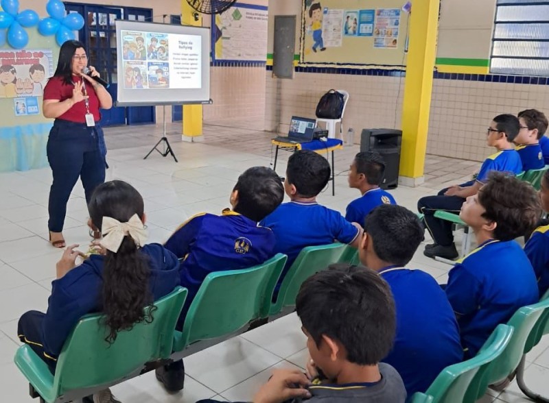 Campanha de Combate ao Bullying 2026 é intensificada nas escolas da rede estadual em Parintins