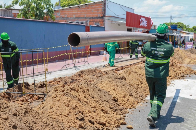 Prosai Parintins: Governo do Amazonas investe em sistemas de água, esgoto e drenagem para garantir saneamento no município