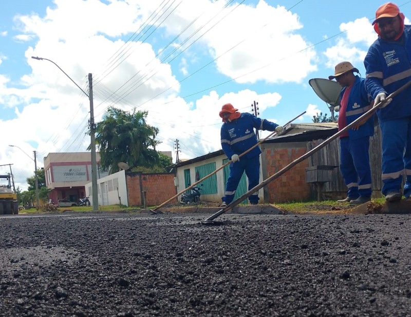Governo do Estado avança com obras de recuperação viária em Lábrea, por meio do programa Asfalta Amazonas