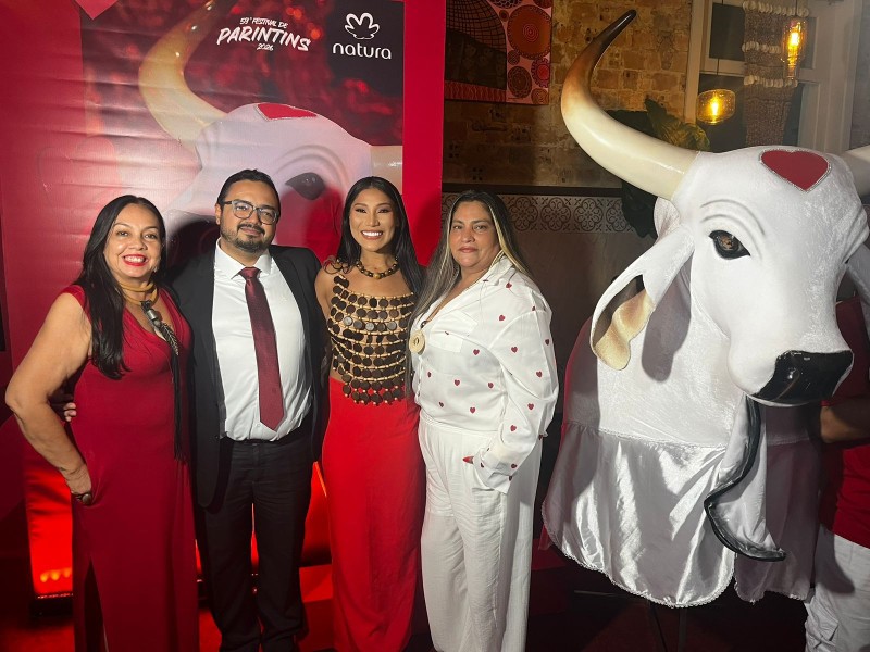 Boi Garantido celebra a renovação da parceria da Natura com o Festival de Parintins