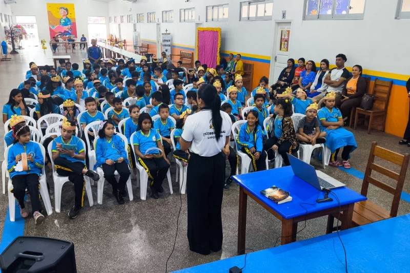 Conselho Tutelar promove palestra em combate ao abuso e exploração sexual de crianças e adolescentes na escola Beatriz Maranhão