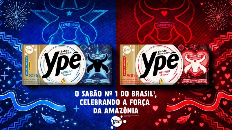 Apoio ao Festival de Parintins 2026 da Ypê é relacionado exclusivamente ao sabão em barra da edição especial