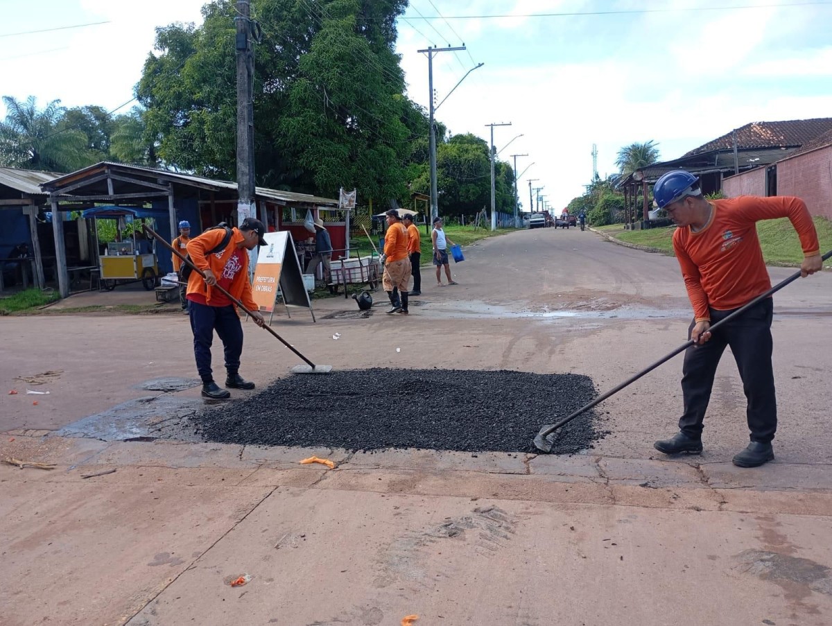 Recuperação de vias beneficia moradores da Vila Amazônia