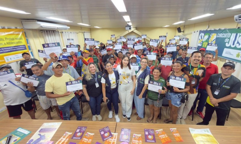 Sejusc realiza Circuito de Justiça e Direitos Humanos em Parintins para fortalecer rede de proteção durante Festival
