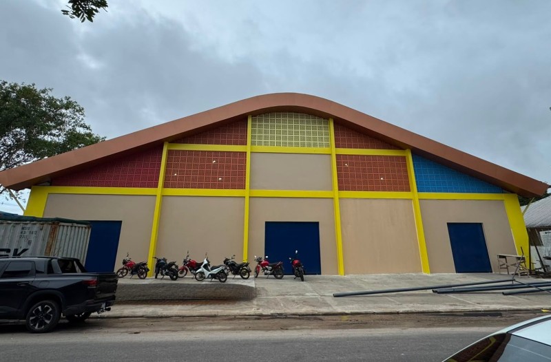 Obras seguem em andamento no Complexo Poliesportivo da Escola João Bosco