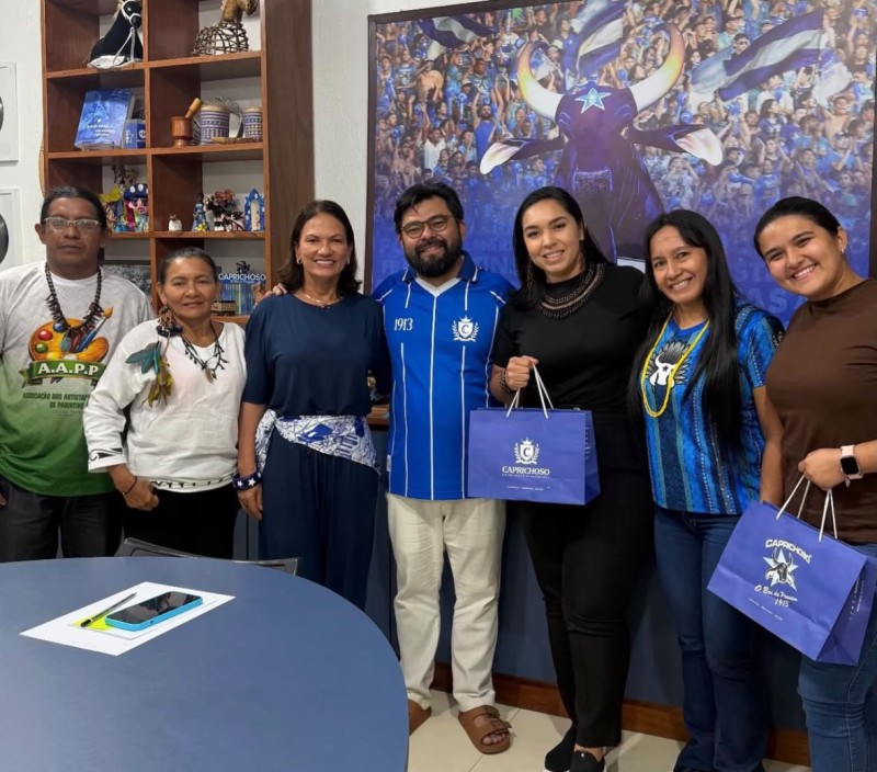Boi Caprichoso e Ministério dos Povos Indígenas articulam parceria para feira intercultural em Parintins