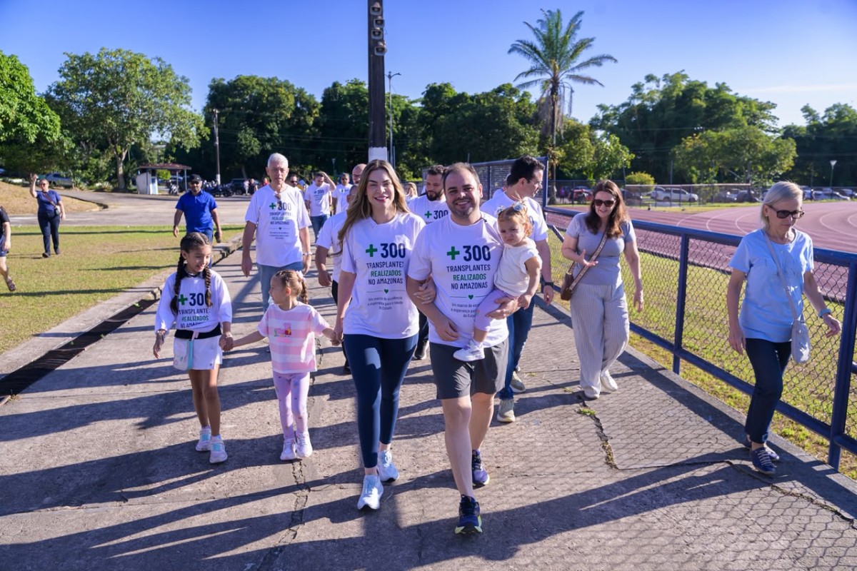 Cidade celebra mais de 300 transplantes no Delphina Aziz