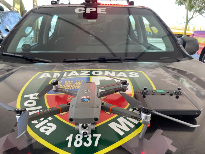 PMAM emprega drones com tecnologia térmica e zoom de longo alcance, em Parintins