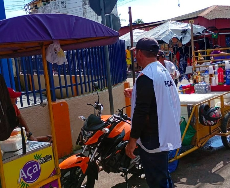 Secretaria de Cadastro, Arrecadação e Terras atua na organização dos espaços durante o Festival de Parintins 2026