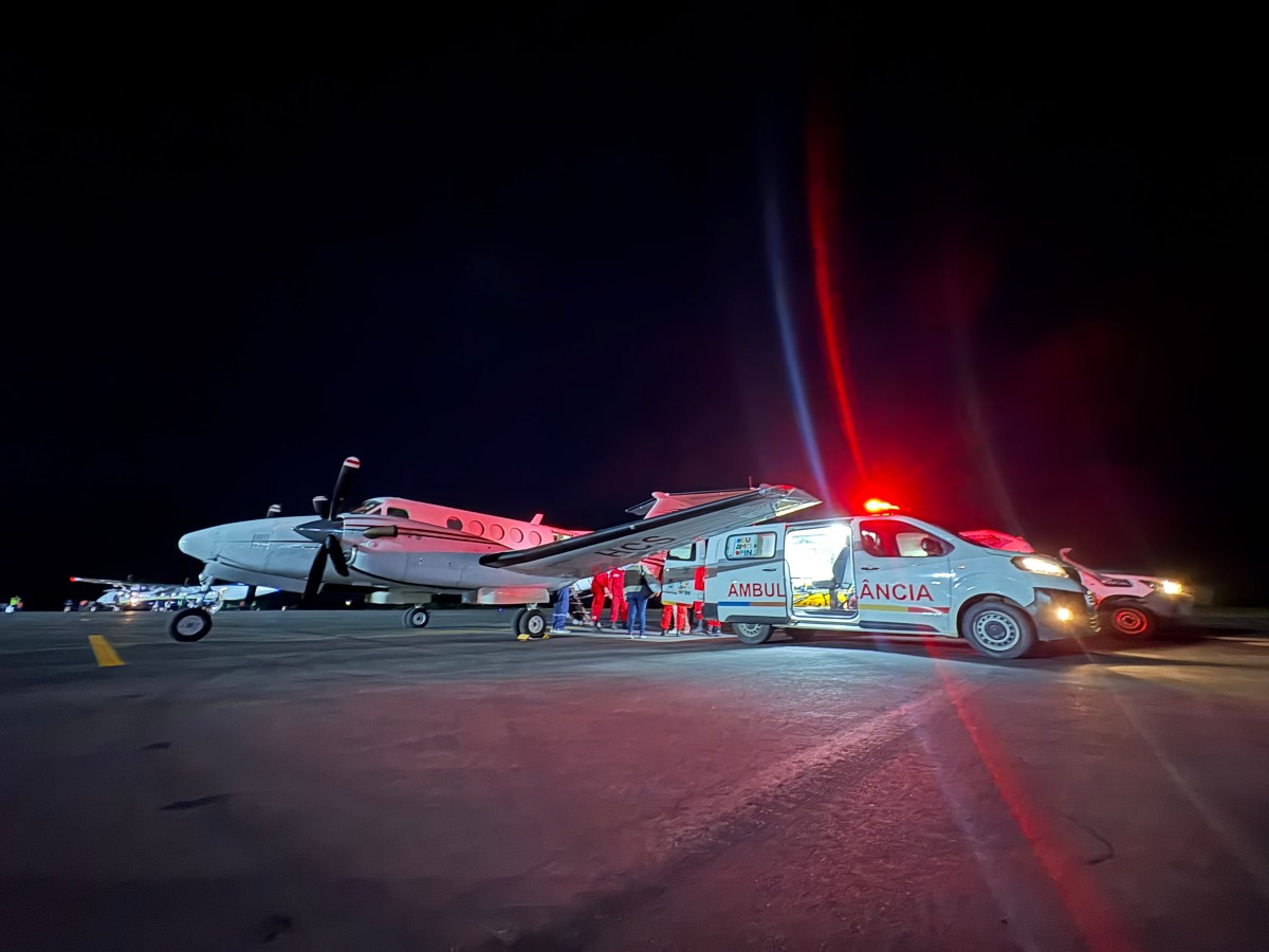 UTI Aérea da SES-AM faz remoção de pacientes em estado grave