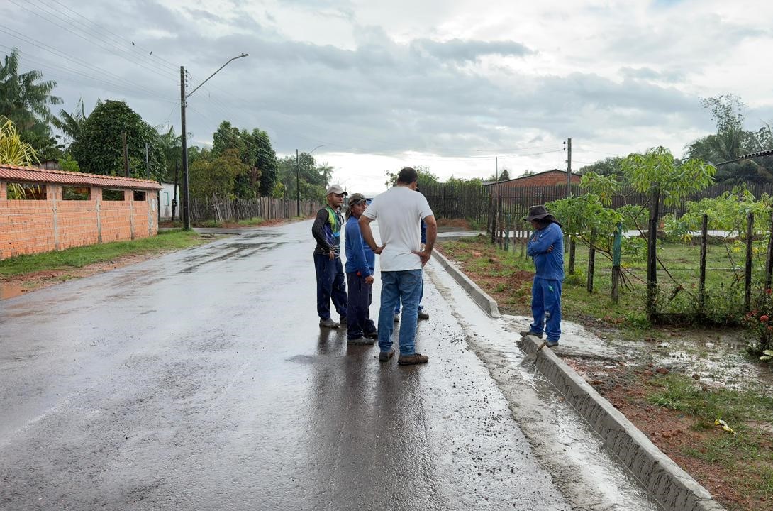 Obras seguem beneficiando moradores da Vila Amazônia