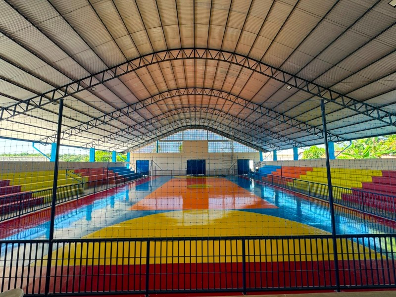 Prefeitura de Parintins finaliza os últimos serviços no Ginásio Poliesportivo do Mocambo