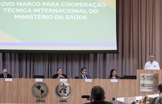 Ministério da Saúde atualiza marco da cooperação técnica internacional e reforça parceria com a OPAS/OMS