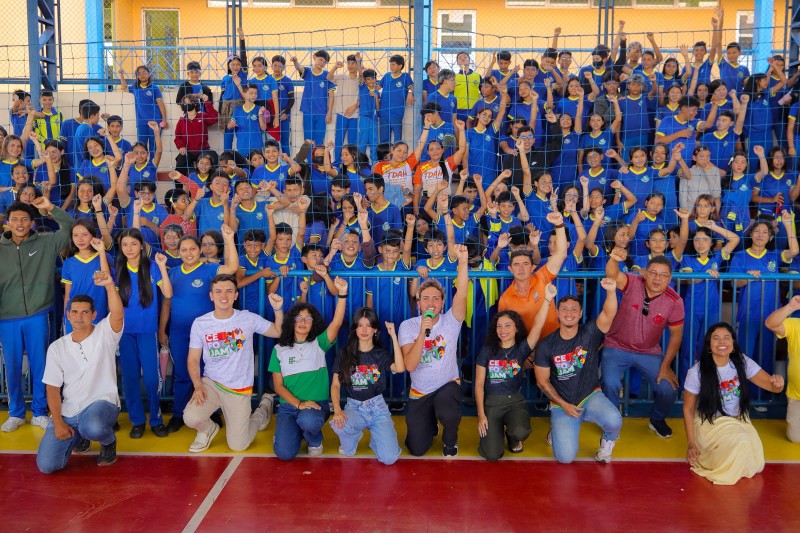 Escola Charles Garcia recebe Caravana da Organização Estudantil e fortalece protagonismo juvenil