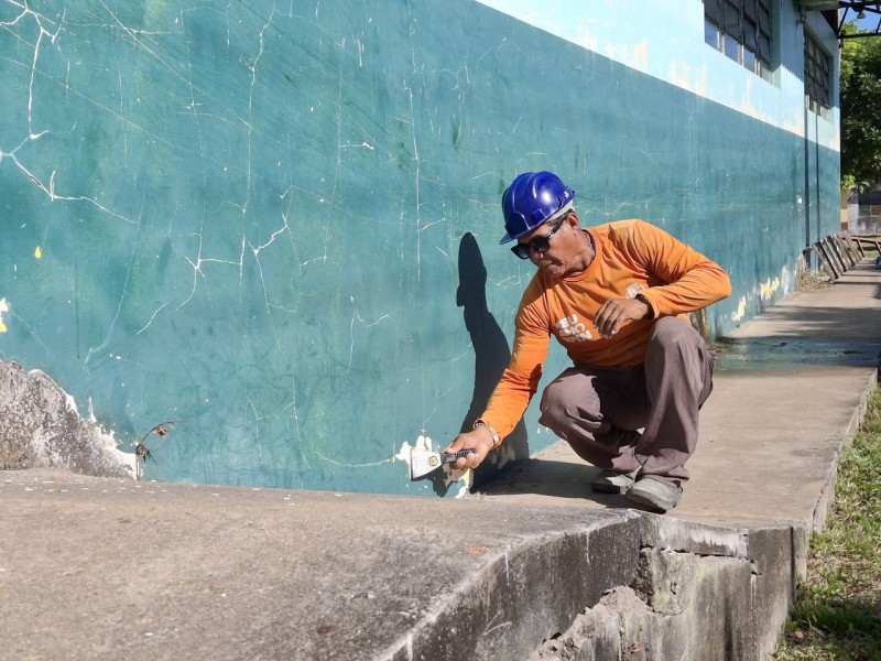 Obras de reforma e ampliação avançam na Escola Minervina Reis, no Bom Socorro