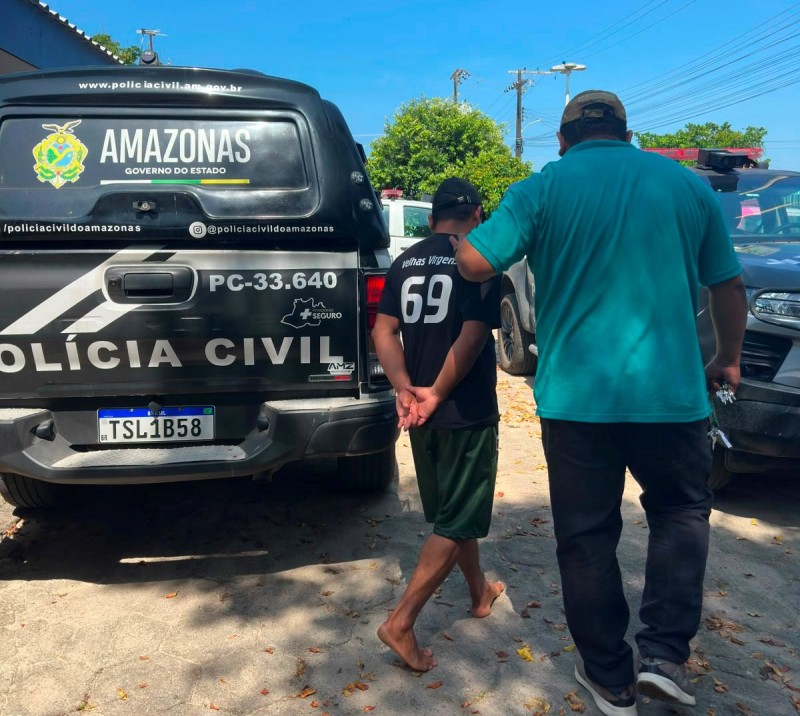 Homem é preso por perseguir e ameaçar ex-companheira mesmo após medida protetiva em Parintins