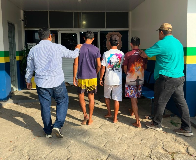 Três irmãos são presos por descumprir medida protetiva contra pessoa idosa em Parintins