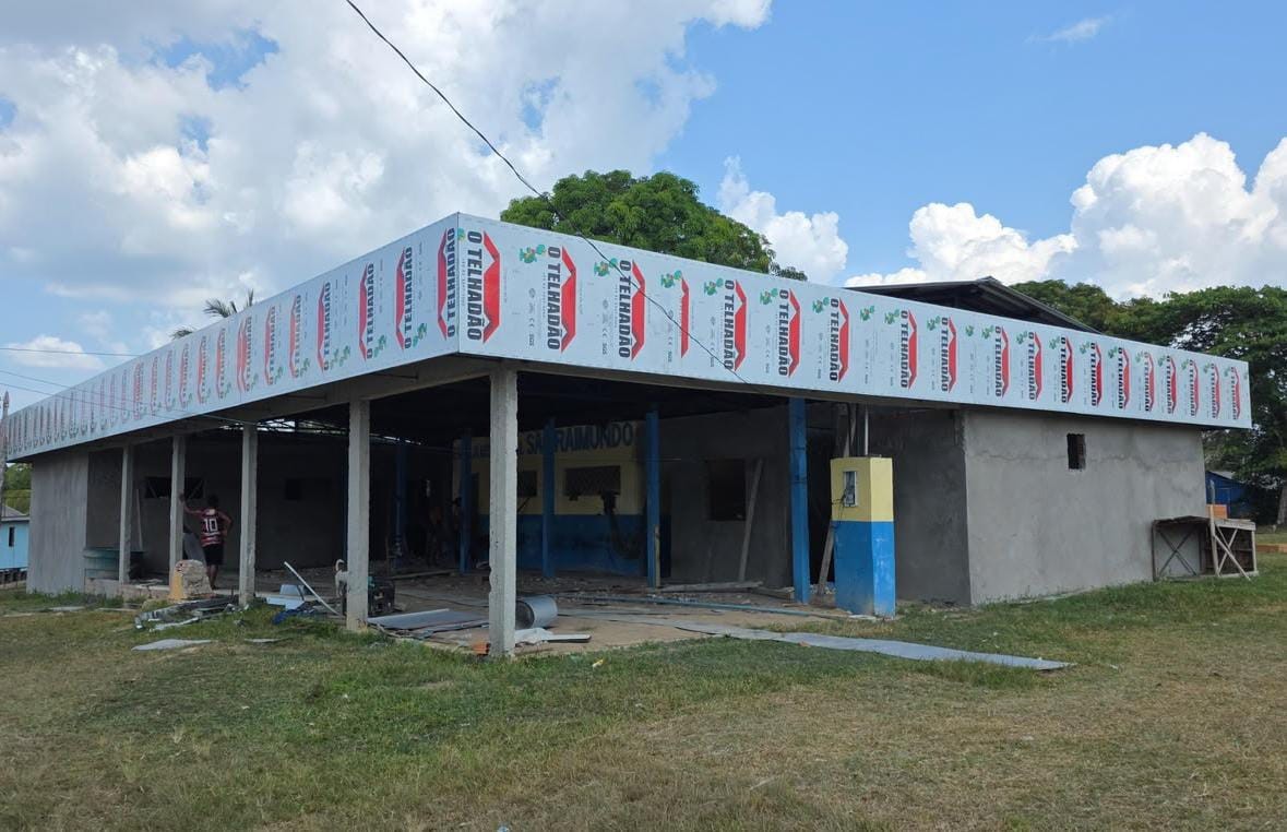 Obra de escola no Gregoste avança com 70% dos serviços executados