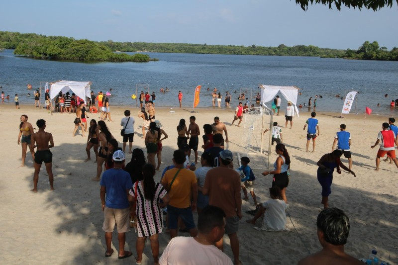 Esportes e lazer movimentam Festival de Verão do Caburi na Praia Brilho do Banzeiro