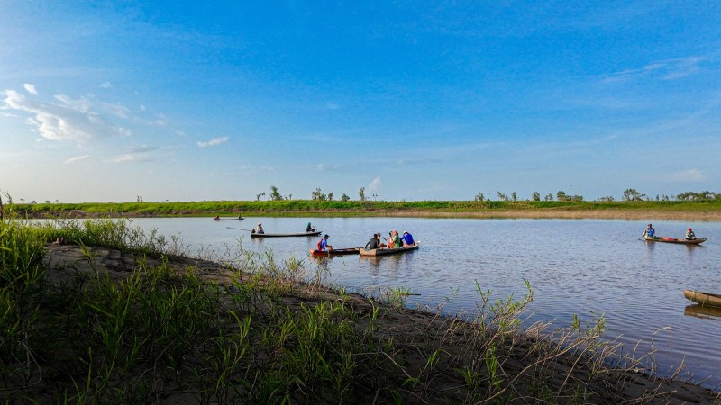 Festa do Camarão mantém tradição da pesca e movimenta comunidade da Brasília, em Parintins