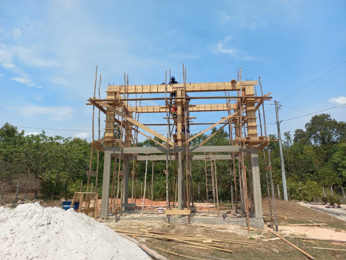 Obras de reservatórios de água avançam nas comunidades Filadélfia e Remijo