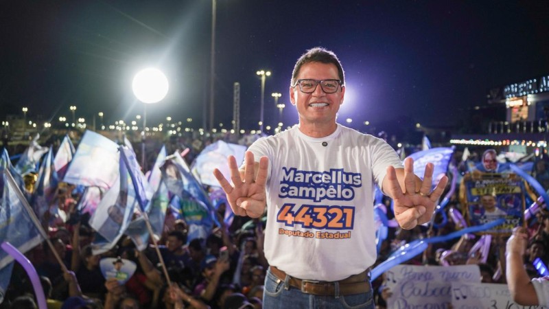 Marcellus Campêlo destaca trajetória de campanha durante ato de encerramento em Manaus