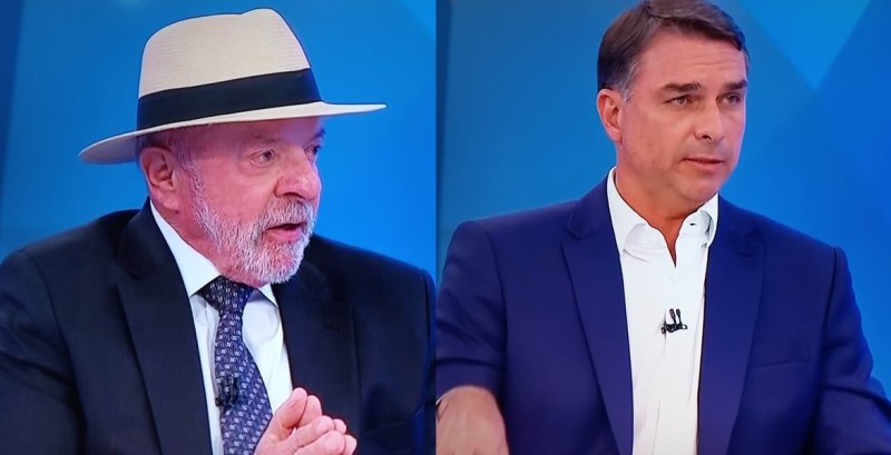 Lula aparece com 50,86% e Flávio Bolsonaro tem 49,14% dos votos válidos em pesquisa Vox Brasil