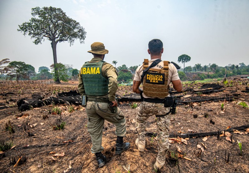 Ibama, Polícia Federal e órgãos estaduais reforçam fiscalização contra incêndios criminosos no Amazonas