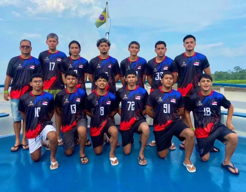 Handebol juvenil de Parintins viaja para disputar os Jogos Escolares da Juventude no Paraná