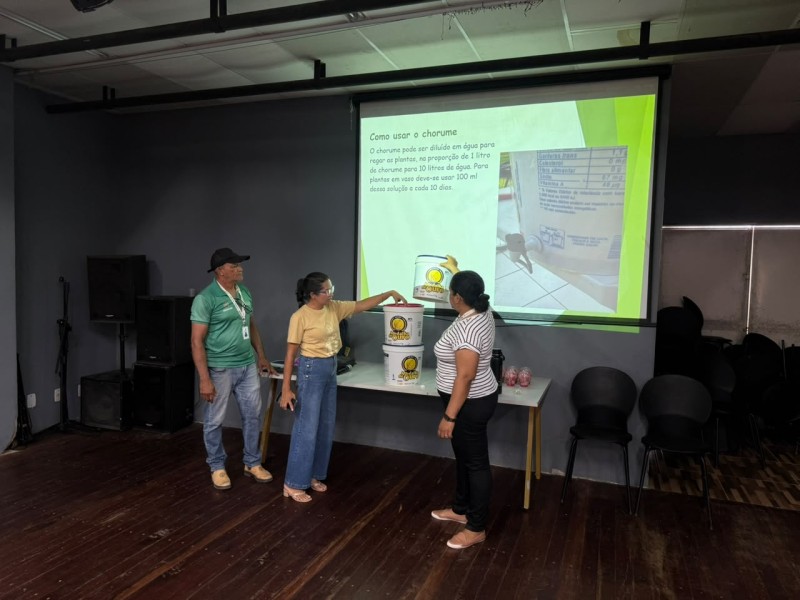 SEDEMA participa da abertura de projeto de hortas comunitárias do protocolo Brasil Sem Fome em Parintins