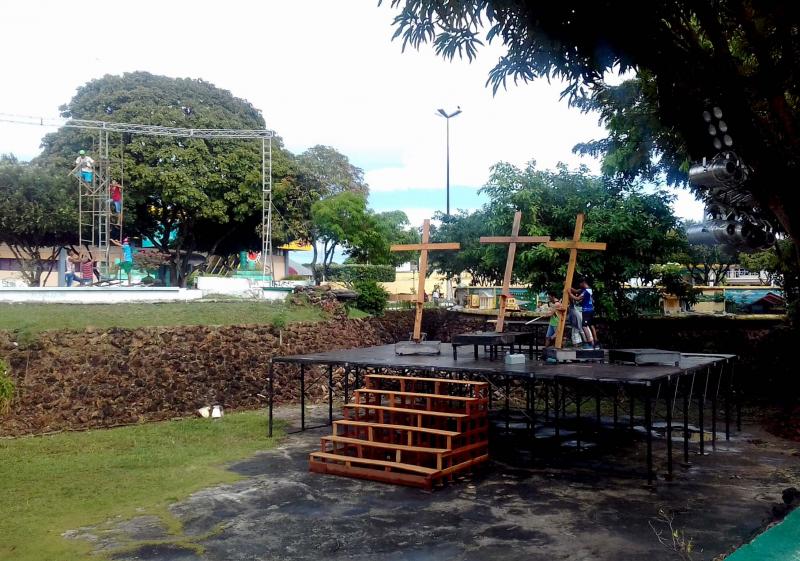 Espetáculo Paixão de Cristo da Igreja Batista terá Praça da Liberdade como cenário principal