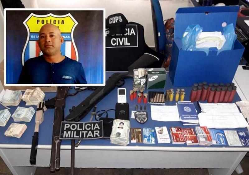 Justiça instaura novo processo contra vereador de Barreirinha para apurar a procedência de armas, munições e cartões bancários