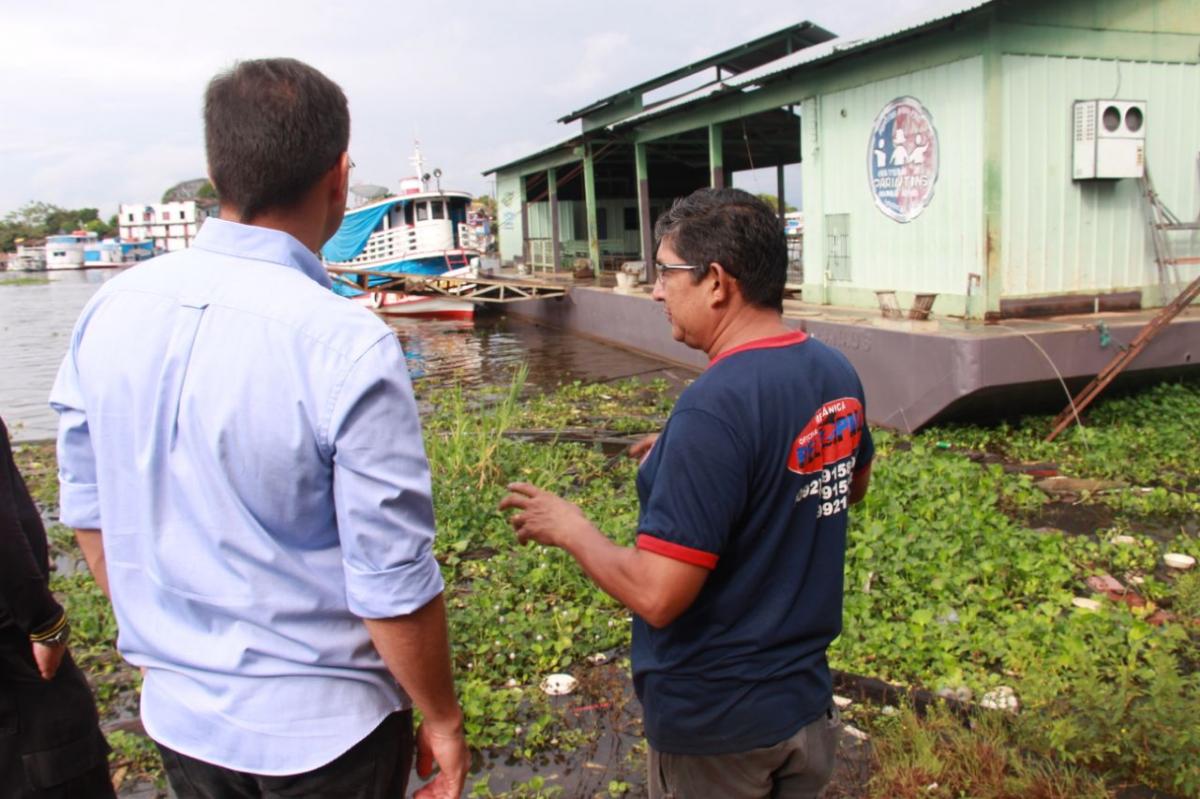 Revitalização da balsa portuária do Caburi entra na fase de conclusão Revitalização da balsa portuária do Caburi entra na fase de conclusão