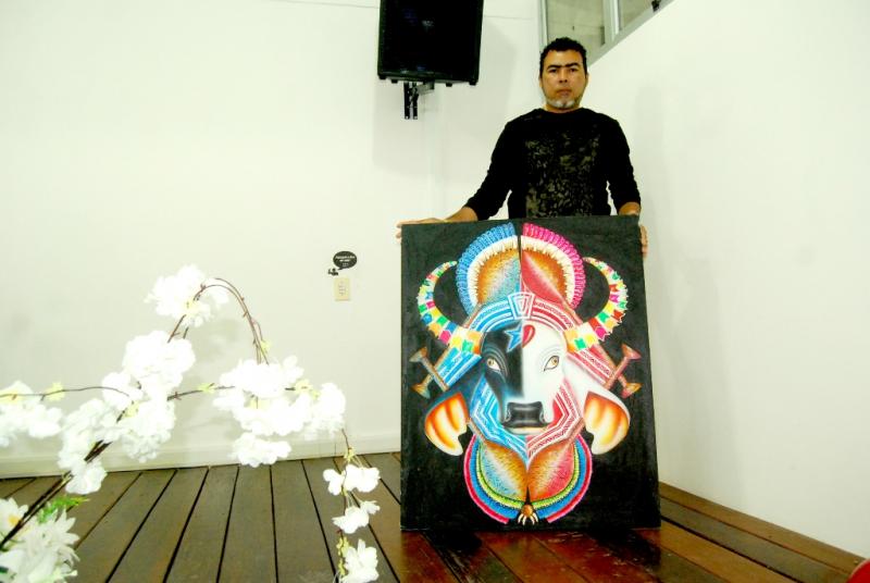 Roberto Reis fica em 2ª lugar do Concurso de Tela do Festival e tem sua obra desclassificada