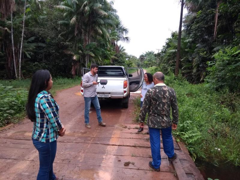 Prefeitura e Incra mapeiam  estradas da Vila Amazônia para execução do projeto de recuperação Prefeitura e Incra mapeiam  estradas da Vila Amazônia para execução do projeto de recuperação