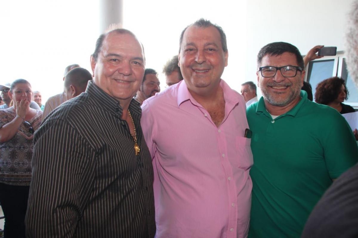 Dodó Carvalho e Omar Aziz participam de inauguração do porto de Itacoatiara