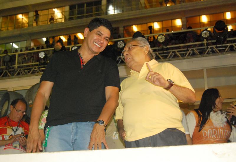 Amazonino e Bi comemoram sucesso do 53º Festival de Parintins e os 30 anos do bumbódromo