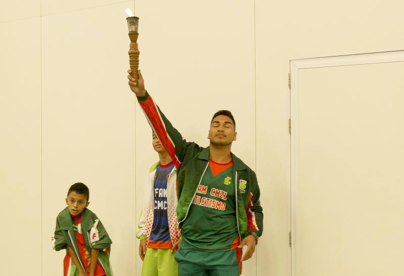 Parintins e mais 13 delegações participaram da abertura dos Jogos do Ifam na segunda-feira  (30) 