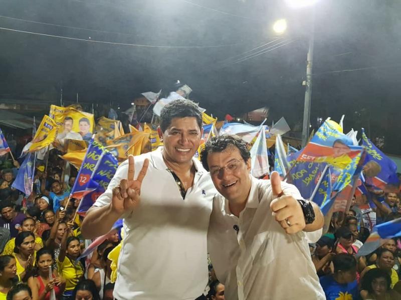 Eduardo Braga recebe apoio de Bi Garcia para reeleição ao Senado